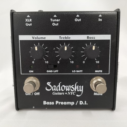 Sadowsky bass preamp nyc - preamp,