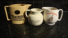 3 x Vintage Whisky Jugs