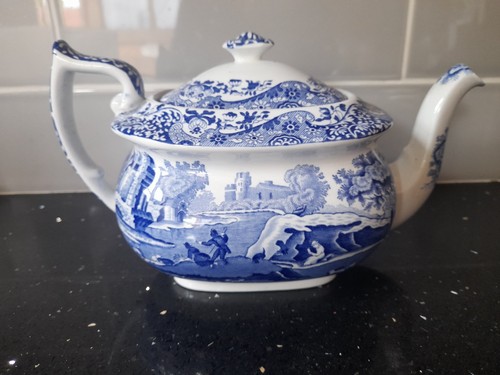 Vintage spode italian teapot - vintage,