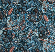 100% Viscose Rayon Paisley