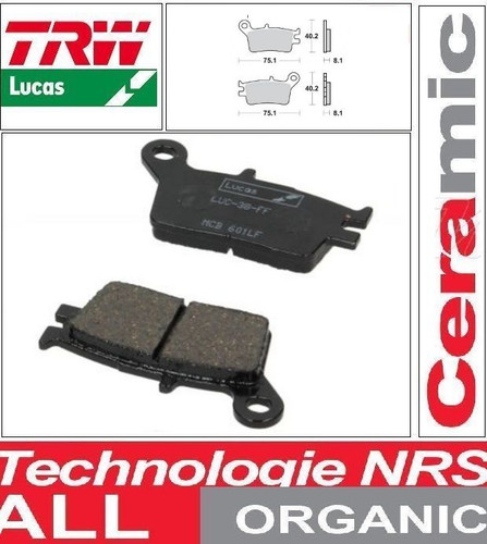 Set front brake pads - pads, trw