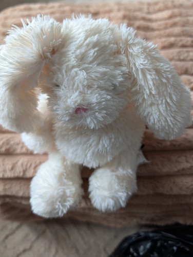 Whsmith floppy white bunny - white,