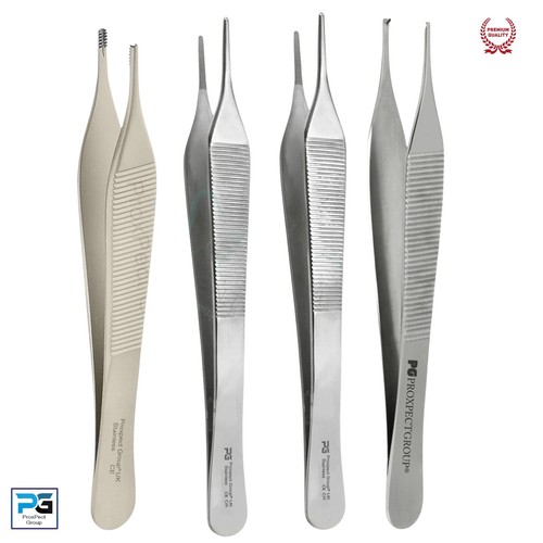 Adson brown fine tweezers - brown,