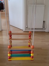 Indoor Wooden Kids Swing