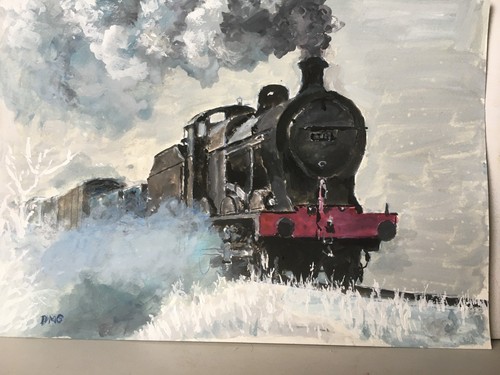 Water colour painting - water,