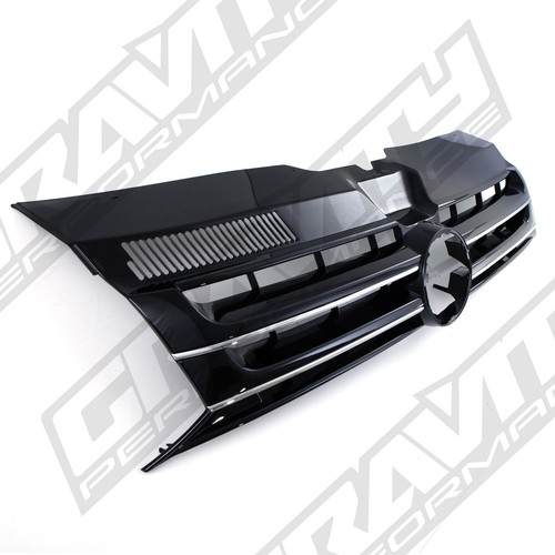 Chrome accent glossy - glossy, black