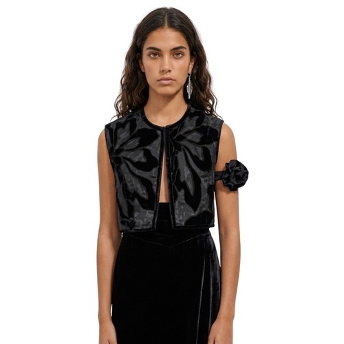 Zara women velvet vest - women's,