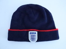 England FA Navy Beanie Hat One