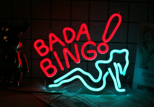 Bada bing neon signs - bada,
