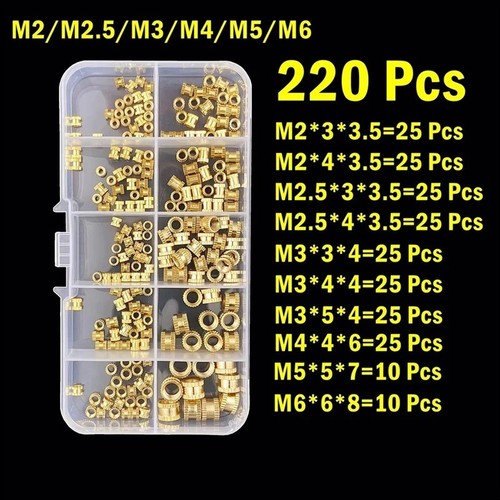 220pcs m4 m5 m6 - 220pcs, m2.5