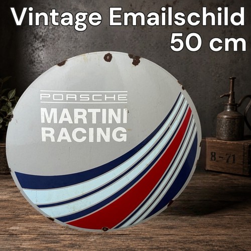 Vintage martini porsche - martini, enamel