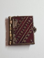 Antique Enamel Souvenir Photo