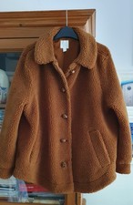 Ladies H&M brand new winter teddy coat size 16
