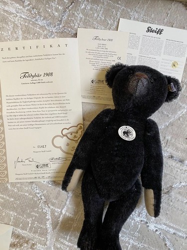 Steiff limited edition black - steiff,