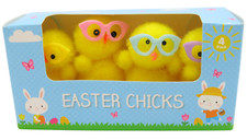 Funky Easter Chicks Pack of 4