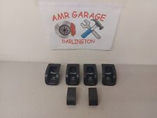  SKODA OCTAVIA MK3 4xREAR CHILDSEAT ISOFIX BRACKET HOOK+2 COVERS 5E0887233A/187A