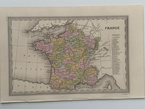 1834 france hand coloured - hand,