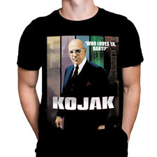 KOJAK WHO LOVES YA  -  T-Shirt - Sizes S - 5XL - Classic 70's TV Crime Drama