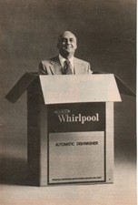 Whirlpool Dishwasher 1974 Picture Print Ad 2 Pg Clipping Winnebago Motorhome ad