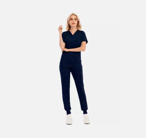 Women nurse neck top long - women, v-neck
