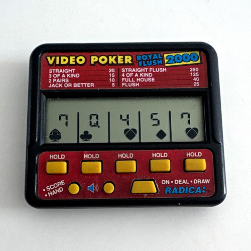 Radica video poker - radica, flush