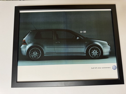 Framed print mk4 golf - print, gti