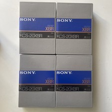 4x SONY KCS-20XBR UMATIC BROADCAST MASTER VIDEOCASSETTE 129m