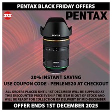 Pentax HD DA 16-50mm F2.8 ED PLM AW Lens - BLACK FRIDAY OFFER!