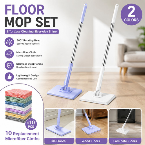 Clamping dust mops 360 - clamping,