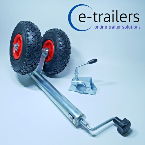 Double wheel pneumatic - pneumatic, 48mm