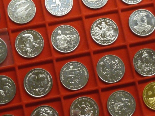 Gibraltar commemorative crowns - gibraltar,