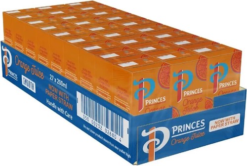 Princes orange juice - orange,