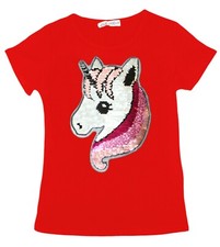 Girls Unicorn T-Shirt Brush
