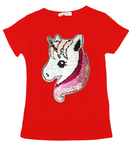 Girls unicorn shirt brush - girls,