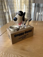 Vintage doggy bank please - bank, (please