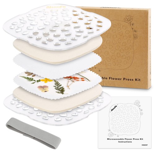 Aboofx microwave flower press - flower,