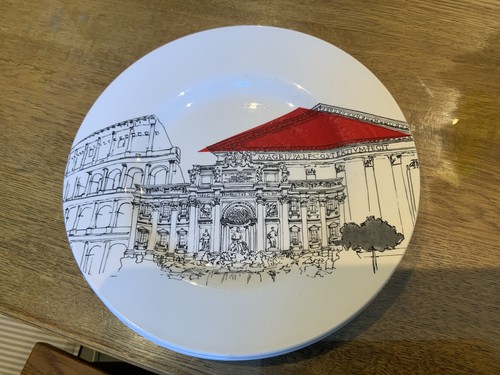 Poole pottery rome city scene - poole,