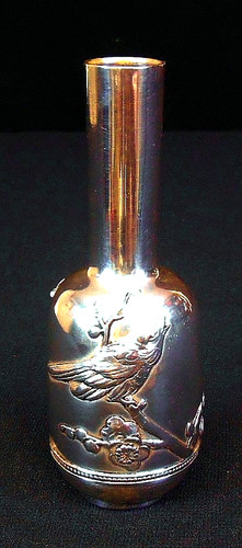 Small solid silver posy - solid,