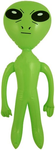 64cm inflatable alien blow - 64cm, up