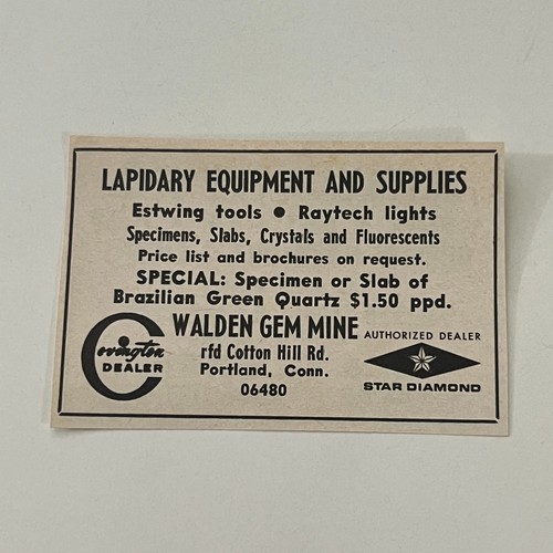 Walden gem mine lapidary - gem,