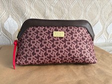 DKNY Brown Monogram Cosmetic