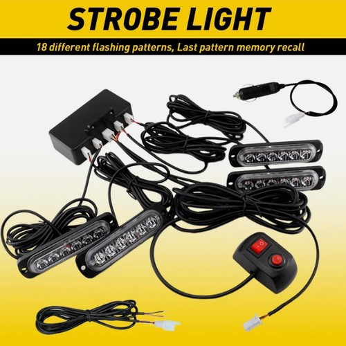 Led amber beacon - 4x,