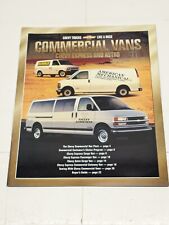 Vtg 2001 CHEVROLET COMMERCIAL