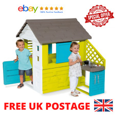 Smoby Children's Playhouse and Kitchen Indoor Outdoor With 17 Accessories Summer