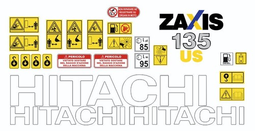 Hitachi 135 3 adhesive - zx,