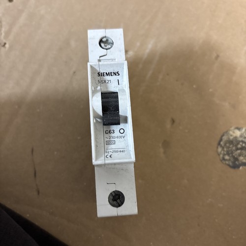 Siemens mcb c63 5sx21 circuit - mcb,