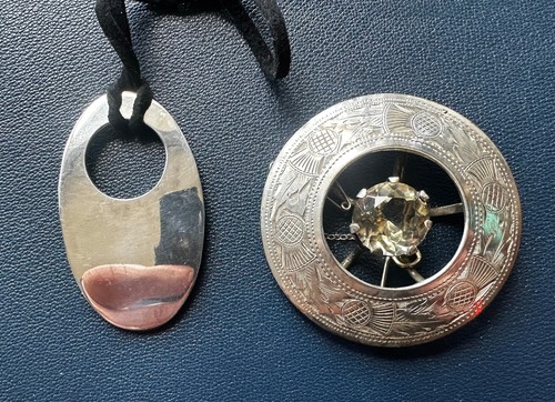 Vintage scottish silver - scottish, plaid