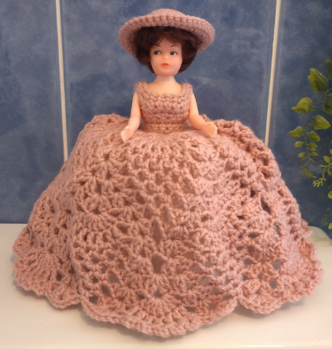 Handmade crochet vintage dress - crochet,