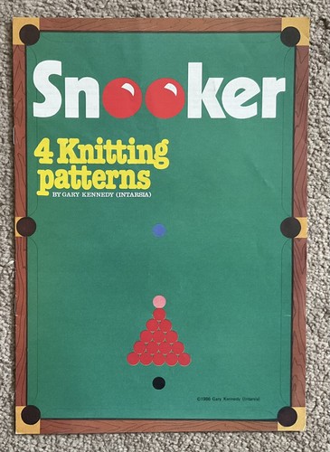Knitting pattern snooker - snooker,