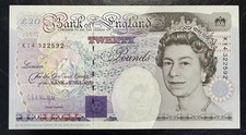 Old Twenty £20 Pound Note
